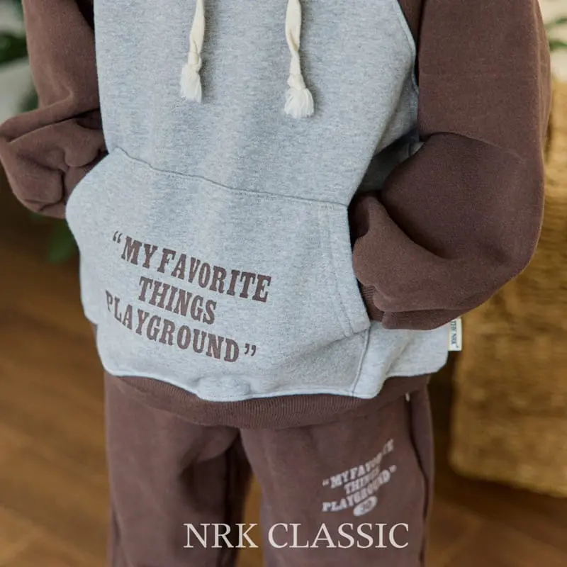 Nrk - Korean Children Fashion - #childrensboutique - Color Hoody Set - 10