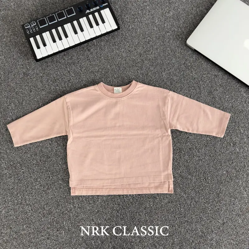 Nrk - Korean Children Fashion - #childrensboutique - Basic Slit Tee - 8