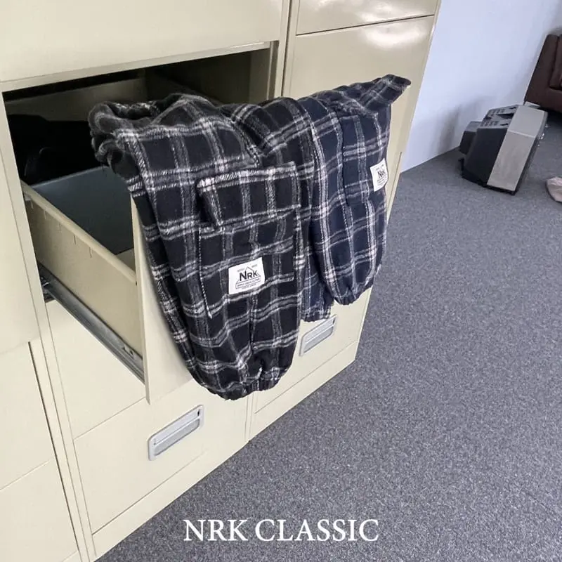Nrk - Korean Children Fashion - #childofig - Cargo Check Pants - 4