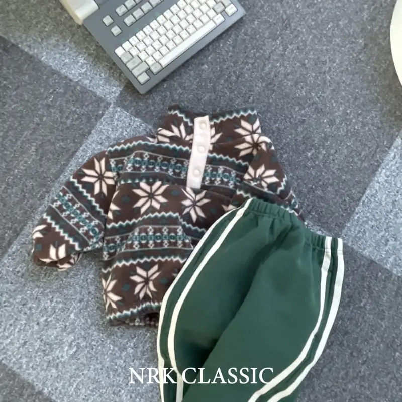 Nrk - Korean Children Fashion - #discoveringself - Fleece Tape Pants - 5