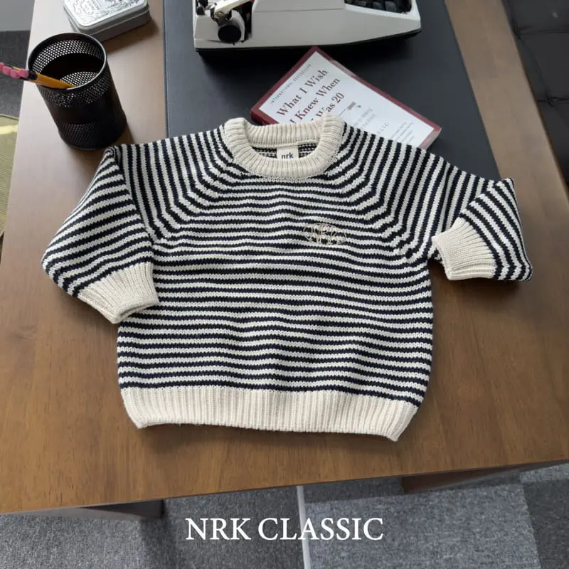 Nrk - Korean Children Fashion - #littlefashionista - Sa Small St Knit Tee
