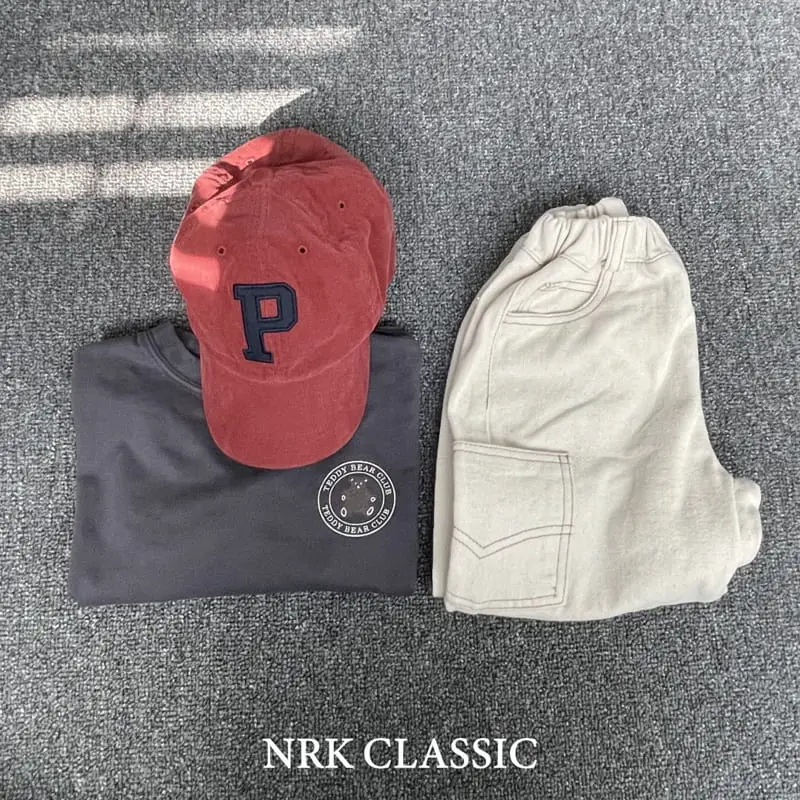 Nrk - Korean Children Fashion - #littlefashionista - P Logo Cap - 5