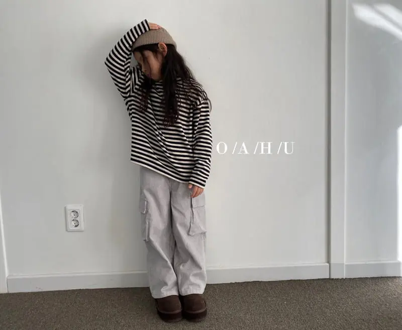 O'Ahu - Korean Children Fashion - #fashionkids - Setter Rib Cargo Pants - 2