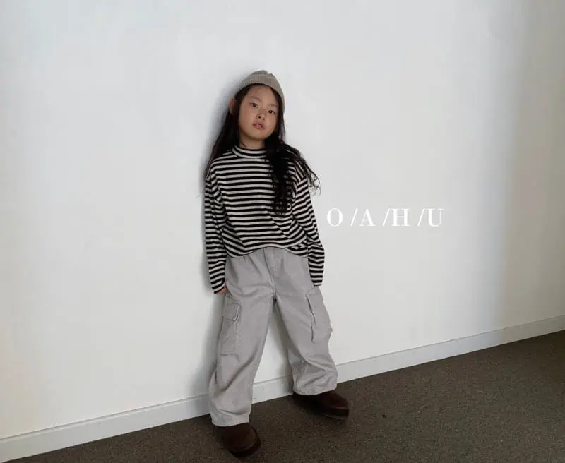 O'Ahu - Korean Children Fashion - #kidzfashiontrend - Setter Rib Cargo Pants - 5