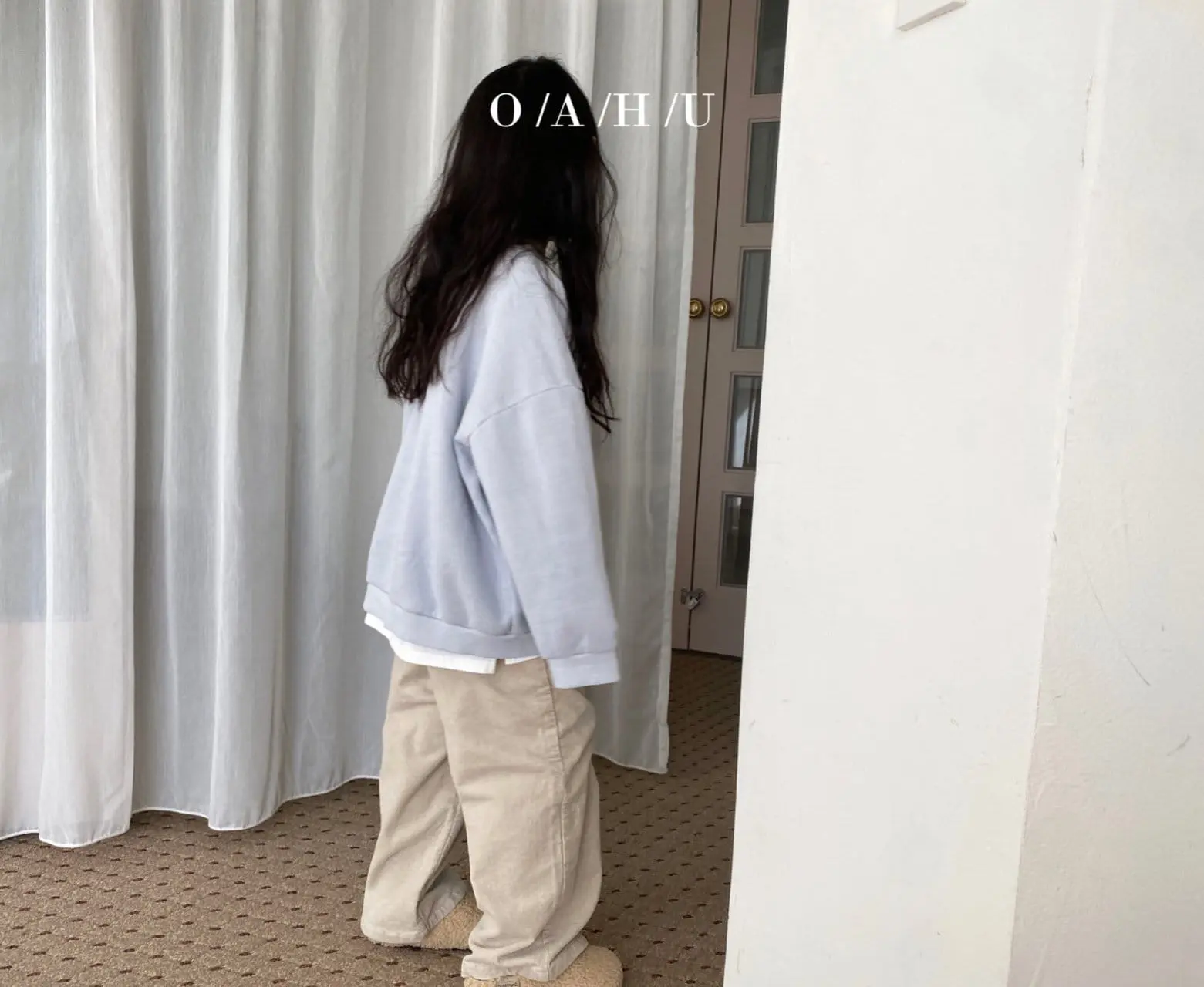 O'Ahu - Korean Children Fashion - #minifashionista - Salty Dyeing Warm Sweatshirt With Mom - 7