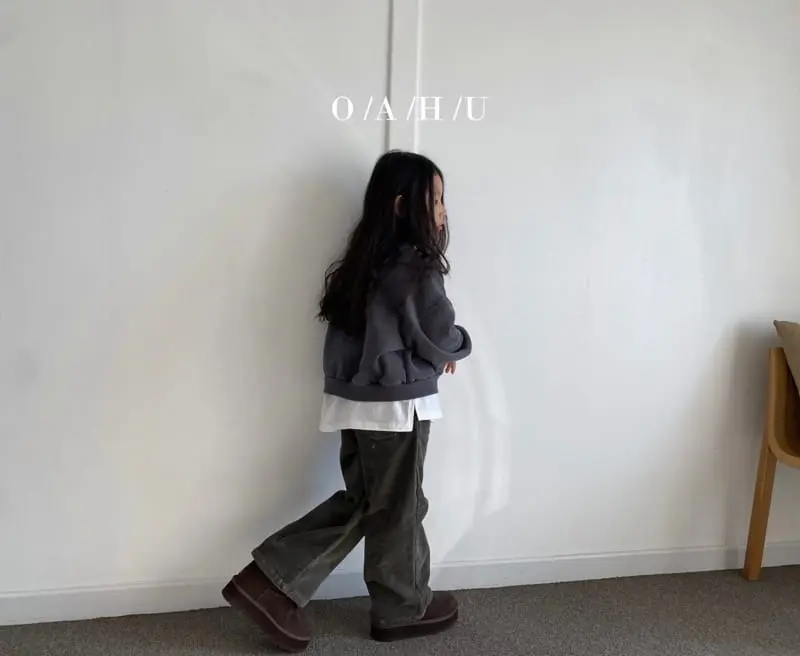 O'Ahu - Korean Children Fashion - #prettylittlegirls - Ro Wide Rib Pants - 6
