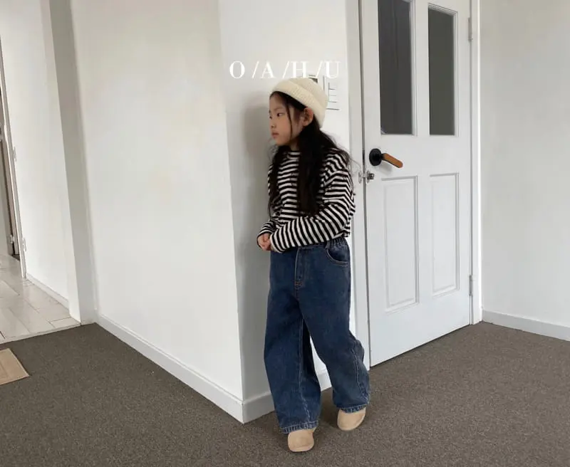 O'ahu - Korean Children Fashion - #Kfashion4kids - Nu Stripes Tee - 5