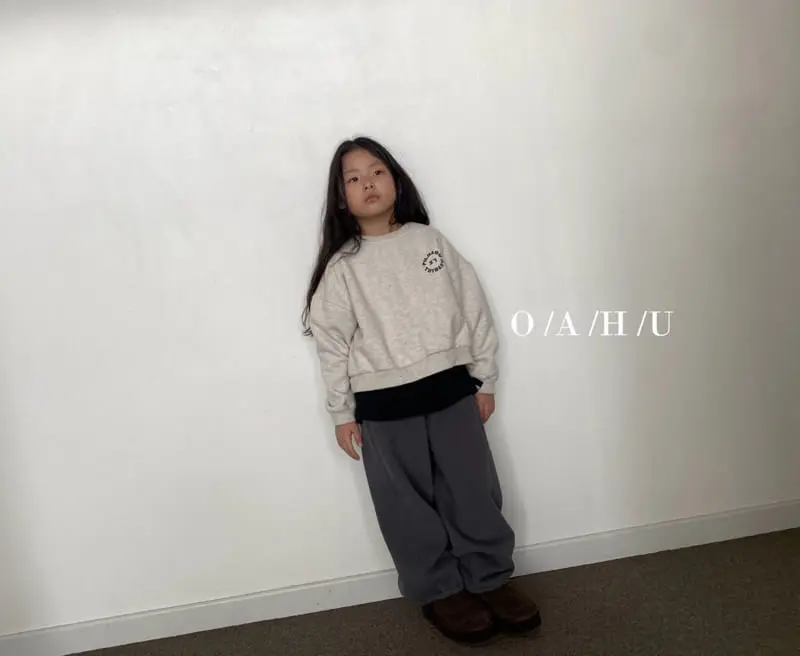 O'ahu - Korean Children Fashion - #discoveringself - Woof Short Sweatshirt - 2