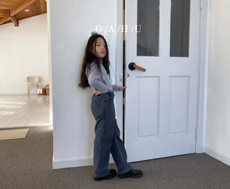 O'ahu - Korean Children Fashion - #prettylittlegirls - Slo Warm Jeans - 10