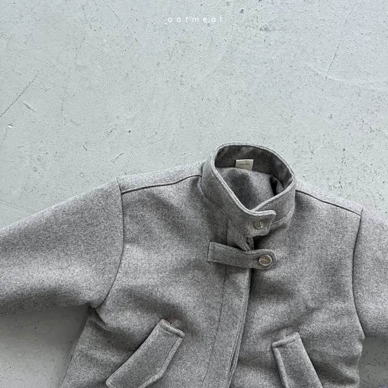 Oatmeal - Korean Children Fashion - #fashionkids - Under Haden Coat