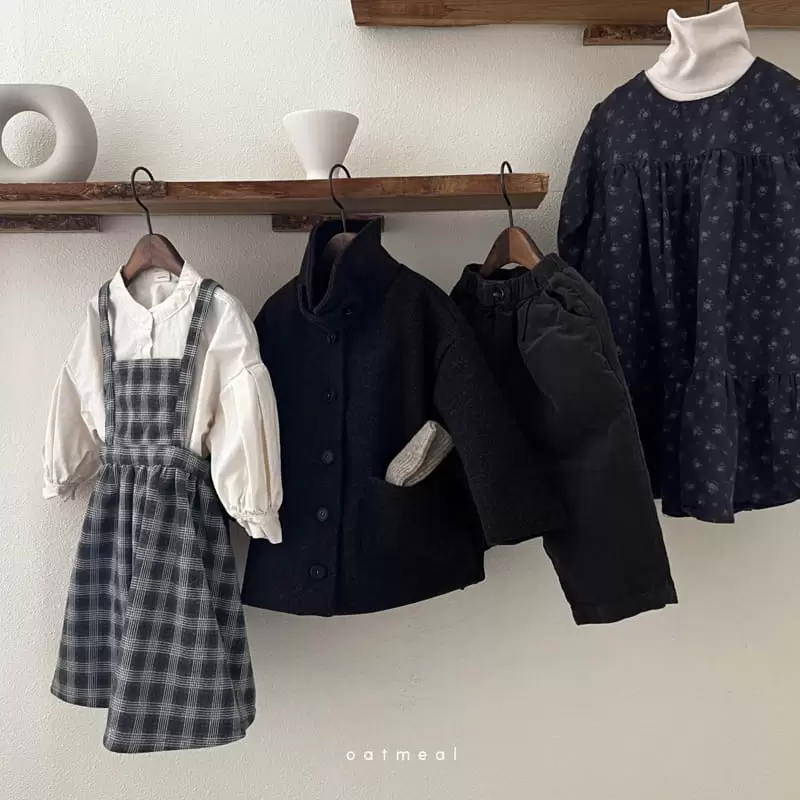 Oatmeal - Korean Children Fashion - #kidsshorts - Neo Turtleneck Tee - 5