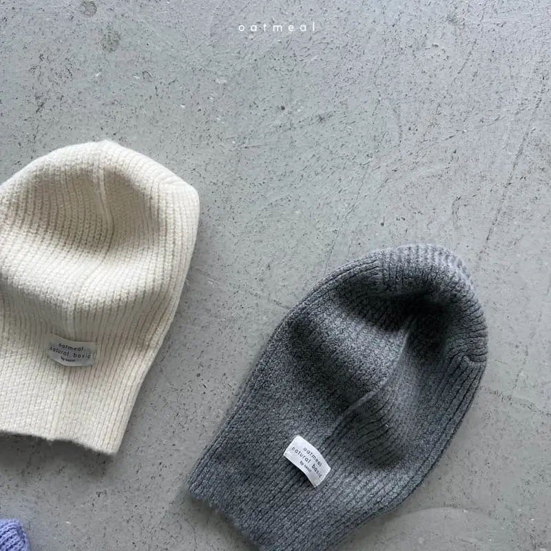 Oatmeal - Korean Children Fashion - #minifashionista - Yarn Baraclava - 2