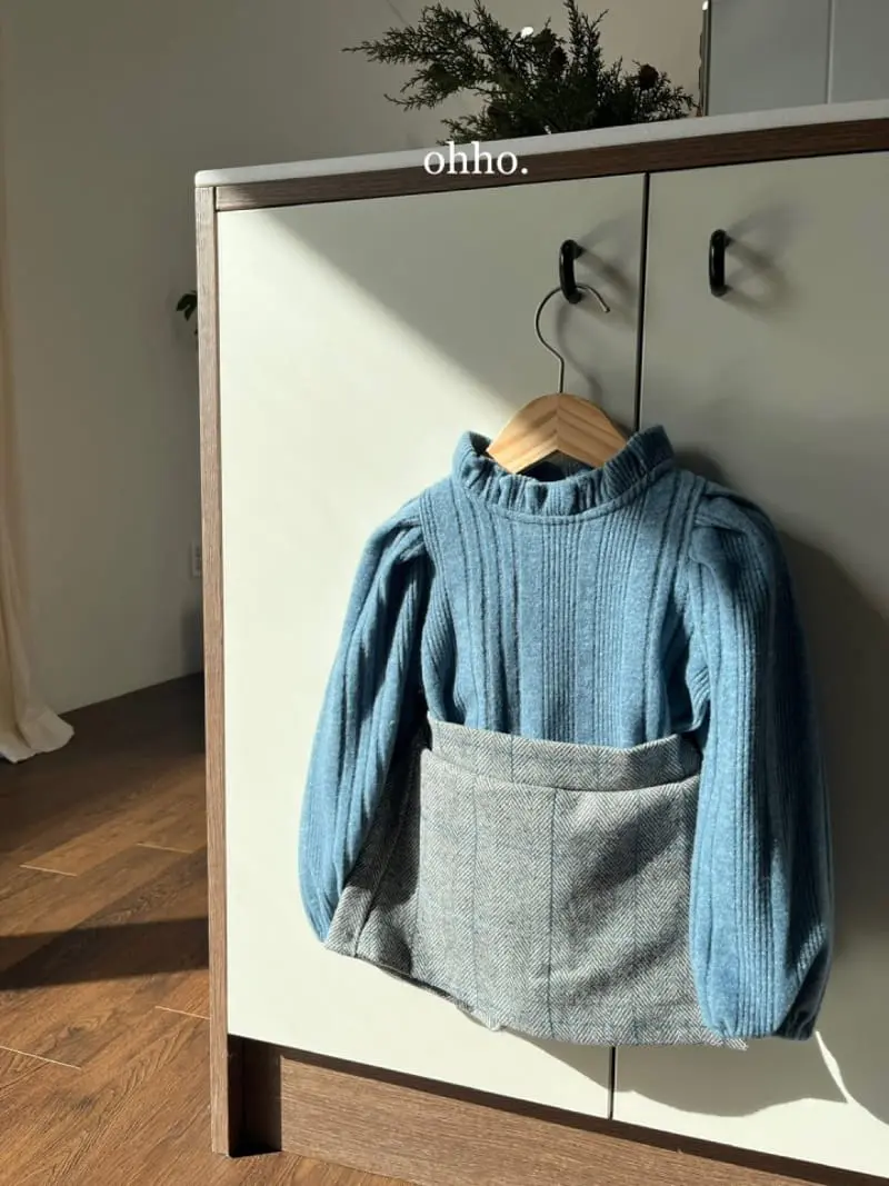 Ohho - Korean Children Fashion - #childrensboutique - Cozy Frill Blouse - 8