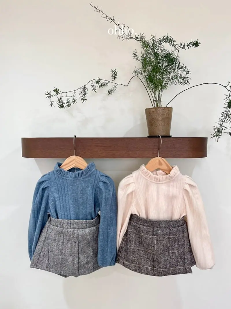 Ohho - Korean Children Fashion - #designkidswear - Cozy Frill Blouse - 9