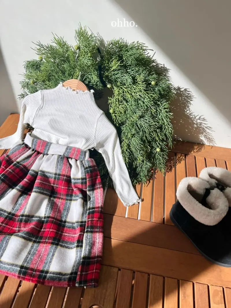 Ohho - Korean Children Fashion - #fashionkids - Warm Doce Rib Turtleneck Tee - 10