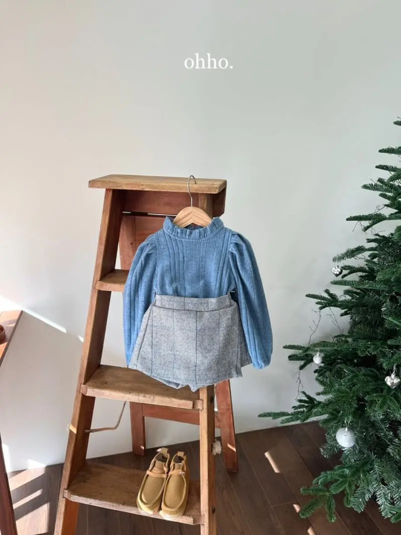 Ohho - Korean Children Fashion - #littlefashionista - Herringbone Pants
