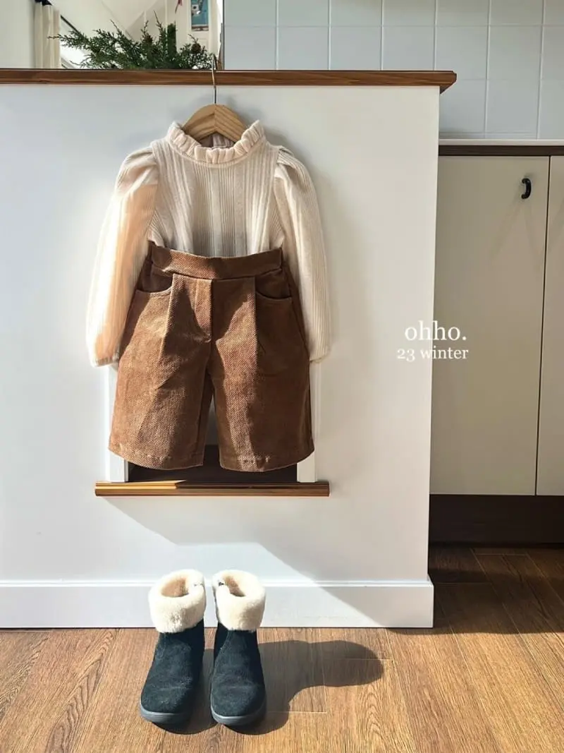 Ohho - Korean Children Fashion - #prettylittlegirls - Cozy Frill Blouse - 3
