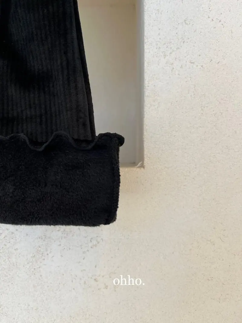 Ohho - Korean Children Fashion - #toddlerclothing - Velvet Mink Fleece Pants - 3