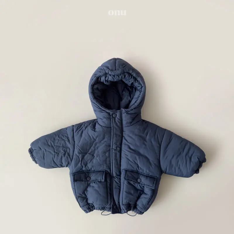 Onu - Korean Children Fashion - #childofig - Hoody Padding Jumper - 3