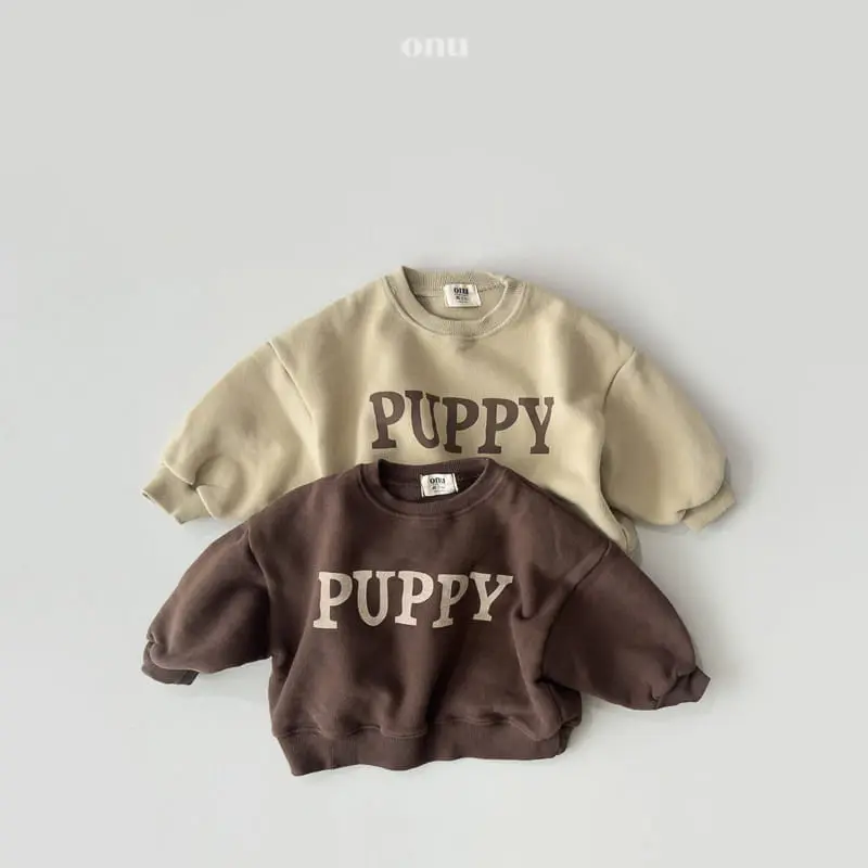 Onu - Korean Children Fashion - #childofig - Puppy Sweatshirt