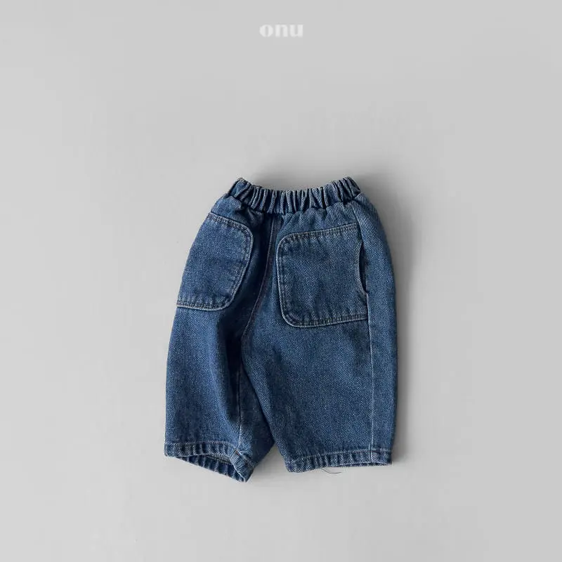 Onu - Korean Children Fashion - #childofig - Denim Jeans - 4