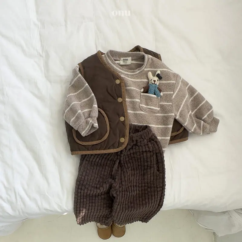 Onu - Korean Children Fashion - #childrensboutique - Reversible Vest - 12