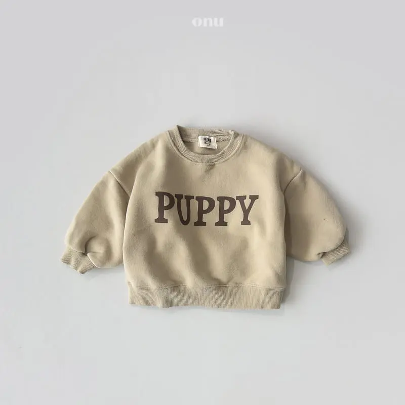 Onu - Korean Children Fashion - #childrensboutique - Puppy Sweatshirt - 4
