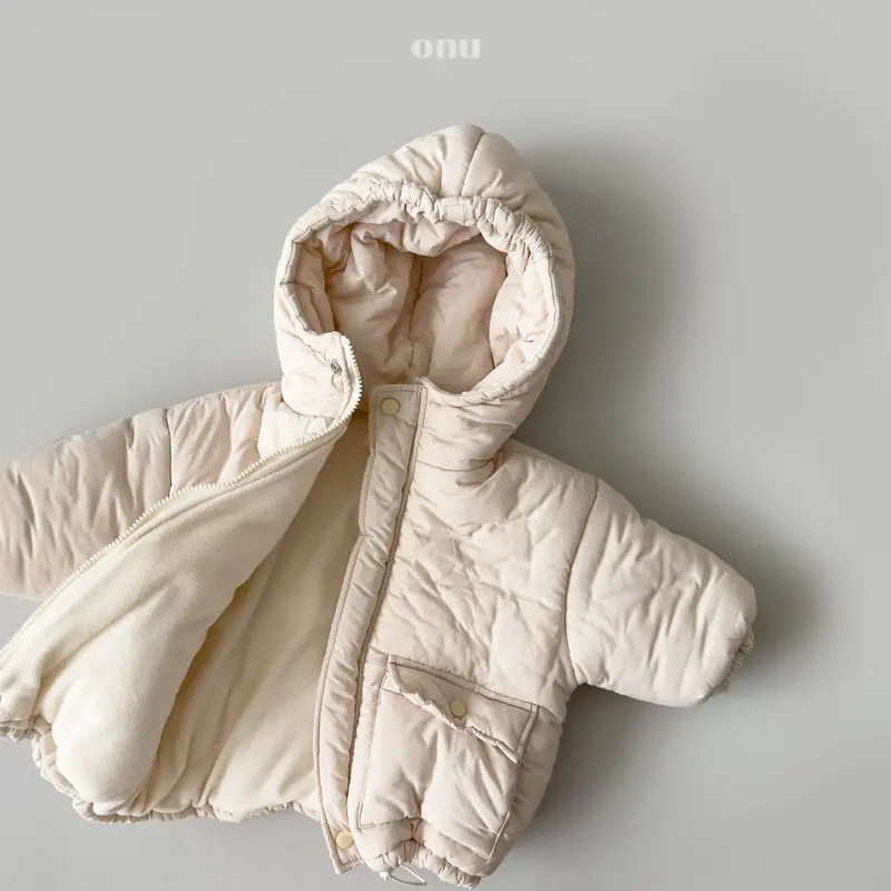 Onu - Korean Children Fashion - #discoveringself - Hoody Padding Jumper - 7