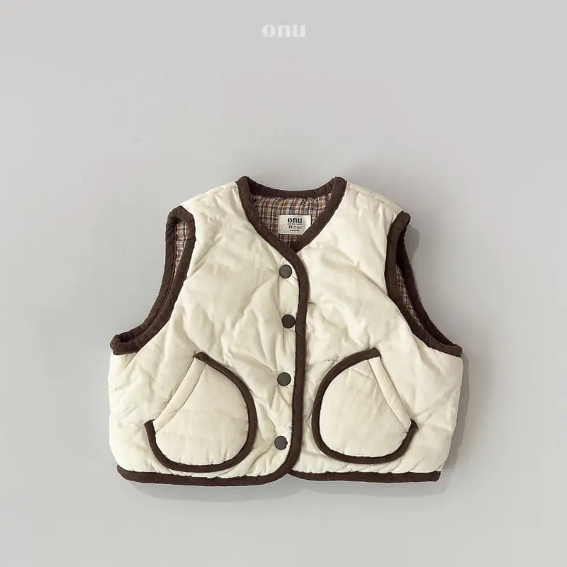 Onu - Korean Children Fashion - #kidsshorts - Reversible Vest - 2