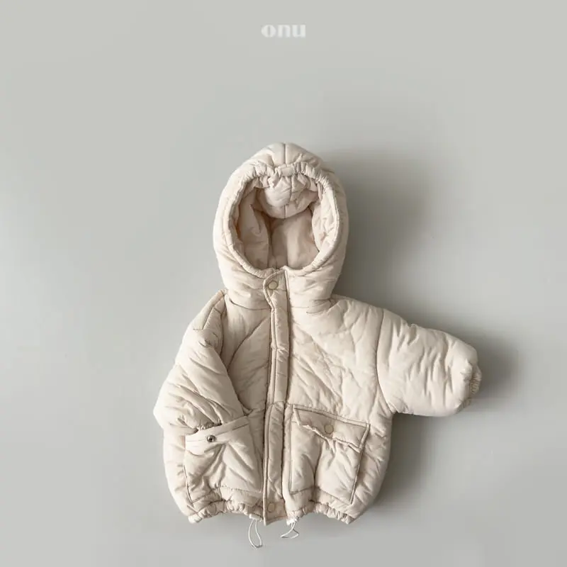 Onu - Korean Children Fashion - #kidsshorts - Hoody Padding Jumper - 9
