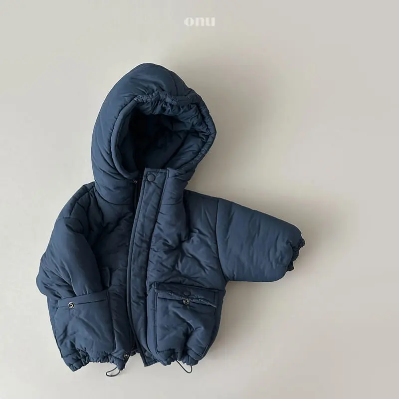 Onu - Korean Children Fashion - #kidsstore - Hoody Padding Jumper - 10