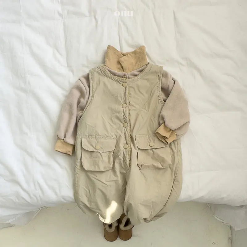 Onu - Korean Children Fashion - #littlefashionista - Padding Overalls - 9