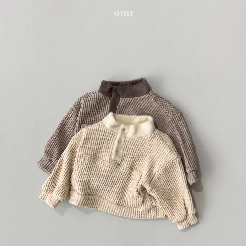 Onu - Korean Children Fashion - #littlefashionista - Croiffle Sweatshirt - 8