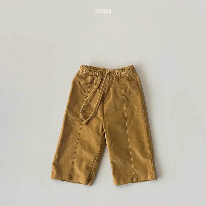 Onu - Korean Children Fashion - #toddlerclothing - Veloure Pants - 5