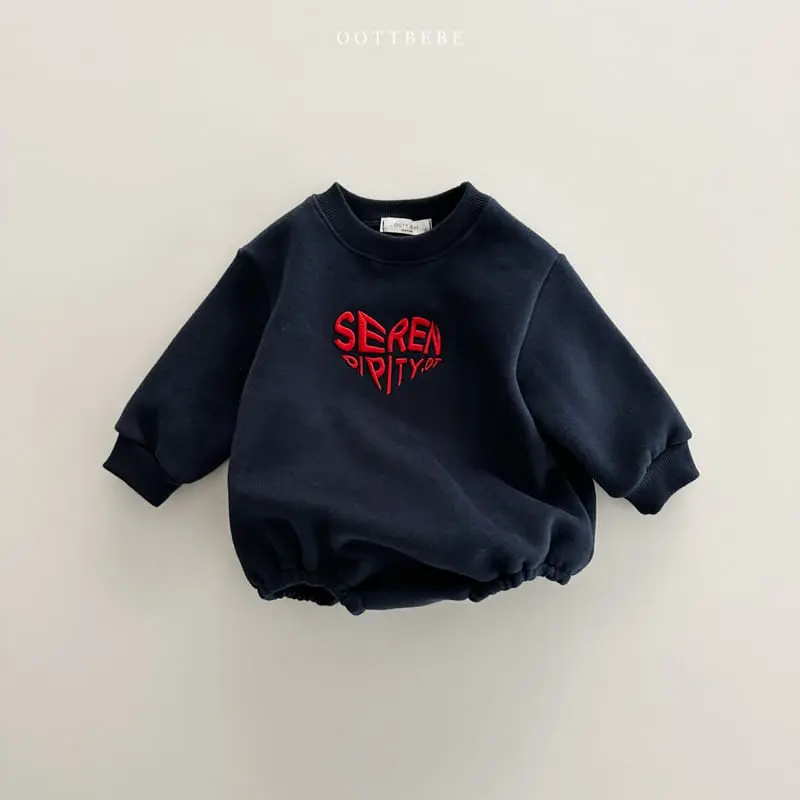 Oott Bebe - Korean Baby Fashion - #babyboutique - Embo Heart Bodysuit - 2