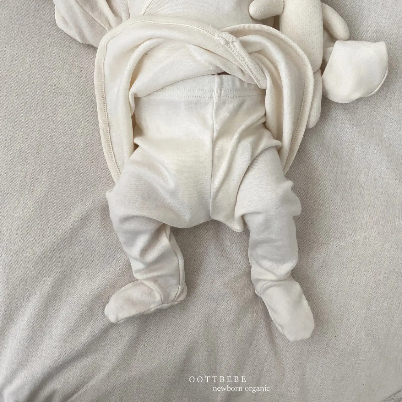 Oott Bebe - Korean Baby Fashion - #onlinebabyshop - Organic Foot Leggings - 4