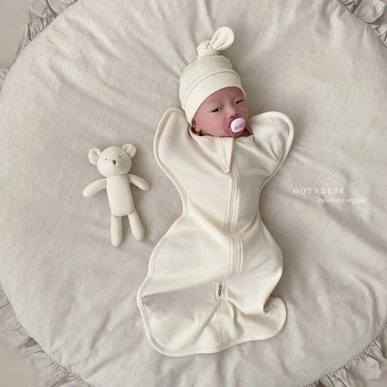 Oott Bebe - Korean Baby Fashion - #babyboutique - Organic Butterfly Baby C Mesh Easywear - 3