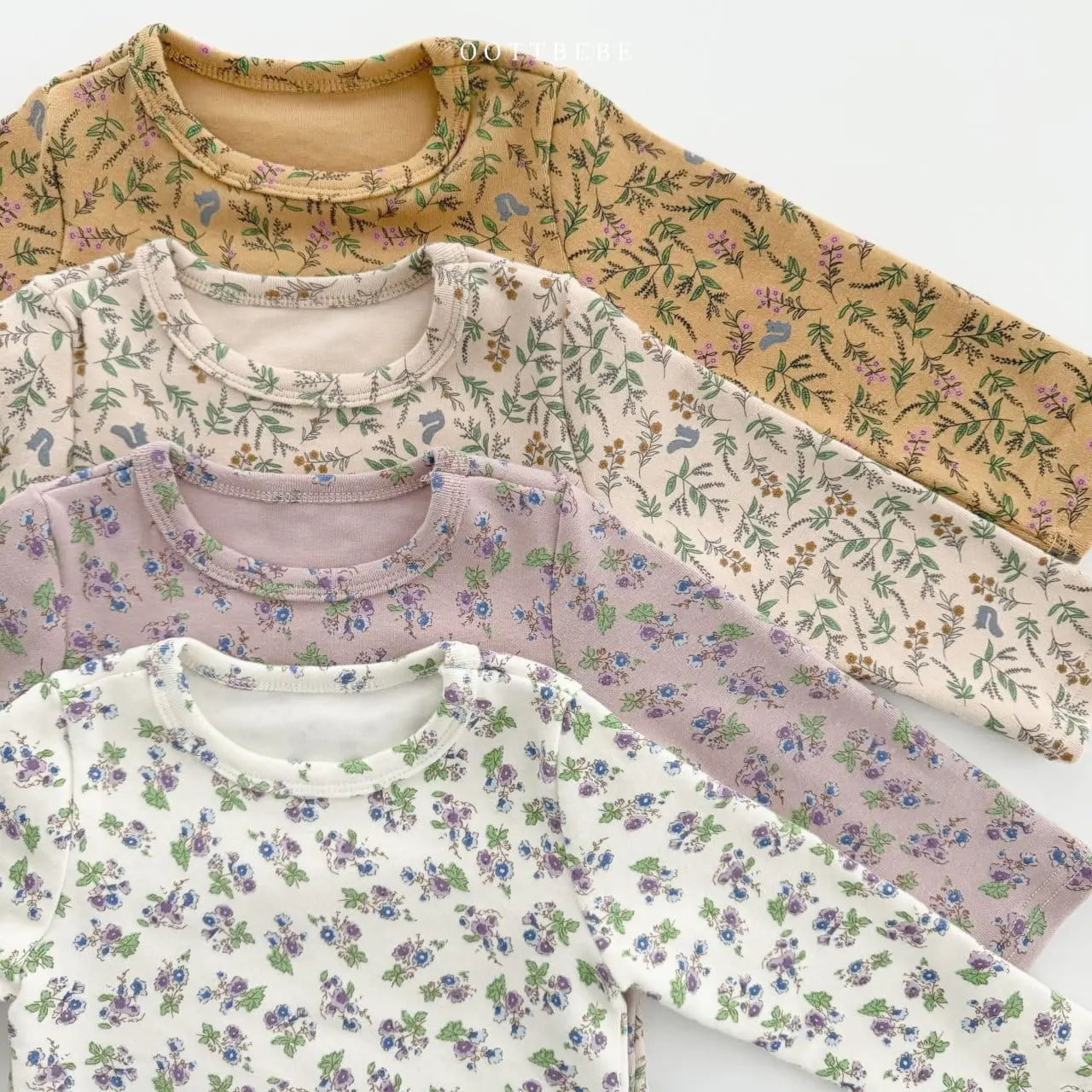 Oott Bebe - Korean Baby Fashion - #babyboutique - Bebe Flower Easywear - 5