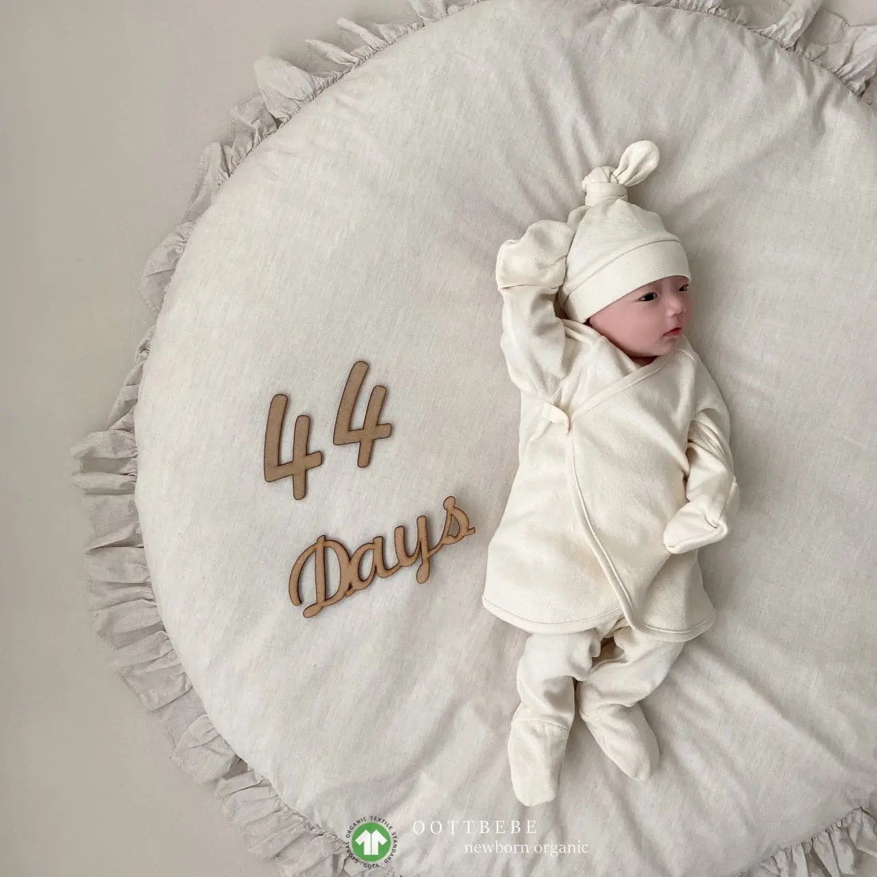 Oott Bebe - Korean Baby Fashion - #babyboutiqueclothing - Organic Foot Leggings - 6