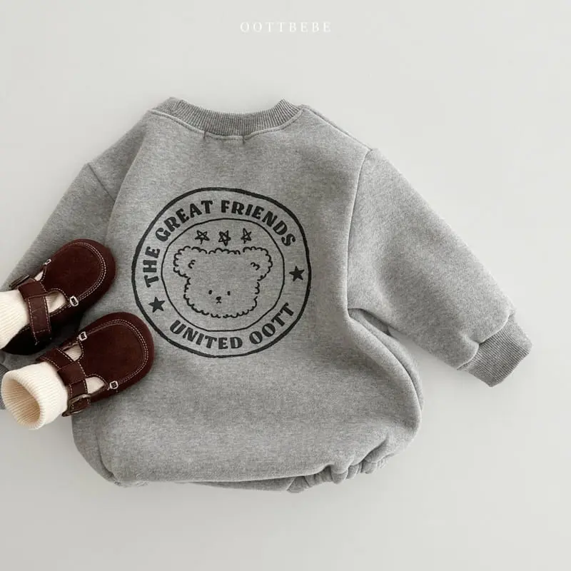 Oott Bebe - Korean Baby Fashion - #babyclothing - Signiture Lettering Bodysuit - 11