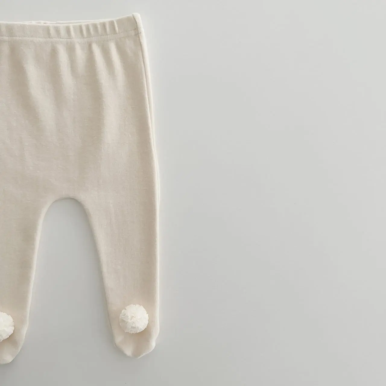 Oott Bebe - Korean Baby Fashion - #babyclothing - Pome Foot Leggings - 12