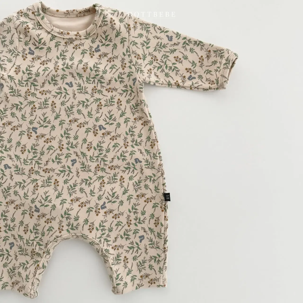 Oott Bebe - Korean Baby Fashion - #babyclothing - Bebe Flower Body Suit - 8
