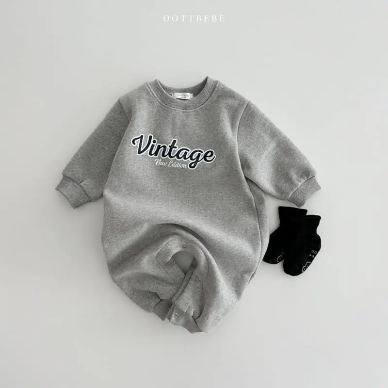 Oott Bebe - Korean Baby Fashion - #babyfashion - Vintage Bodysuit