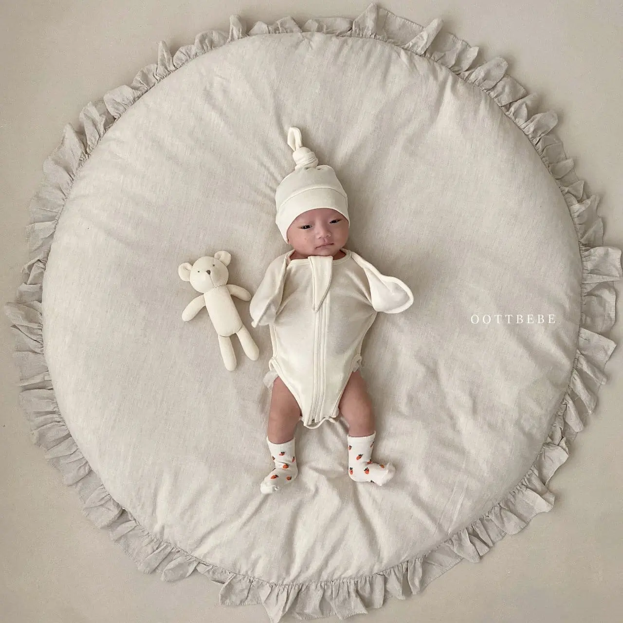 Oott Bebe - Korean Baby Fashion - #babyfashion - Organic Baby C Mesh Easywear - 7