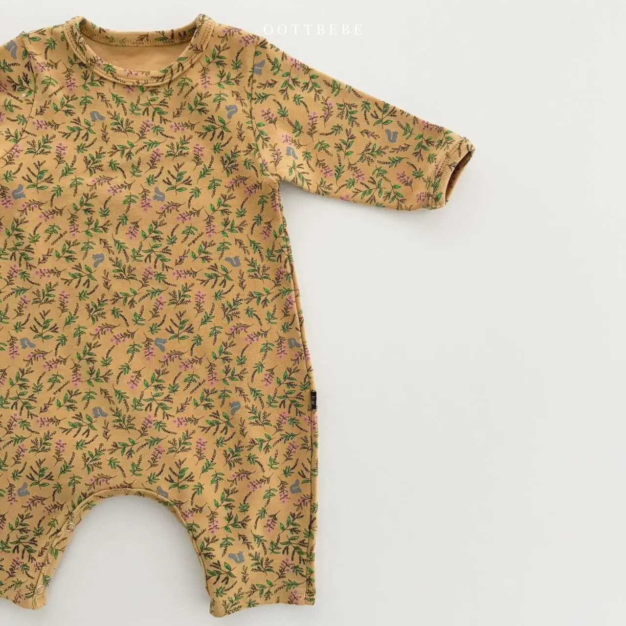 Oott Bebe - Korean Baby Fashion - #babyfashion - Bebe Flower Body Suit - 9