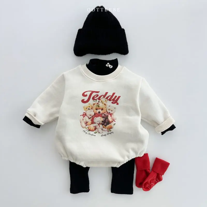 Oott Bebe - Korean Baby Fashion - #babyfever - Big Teddy Bodysuit - 8
