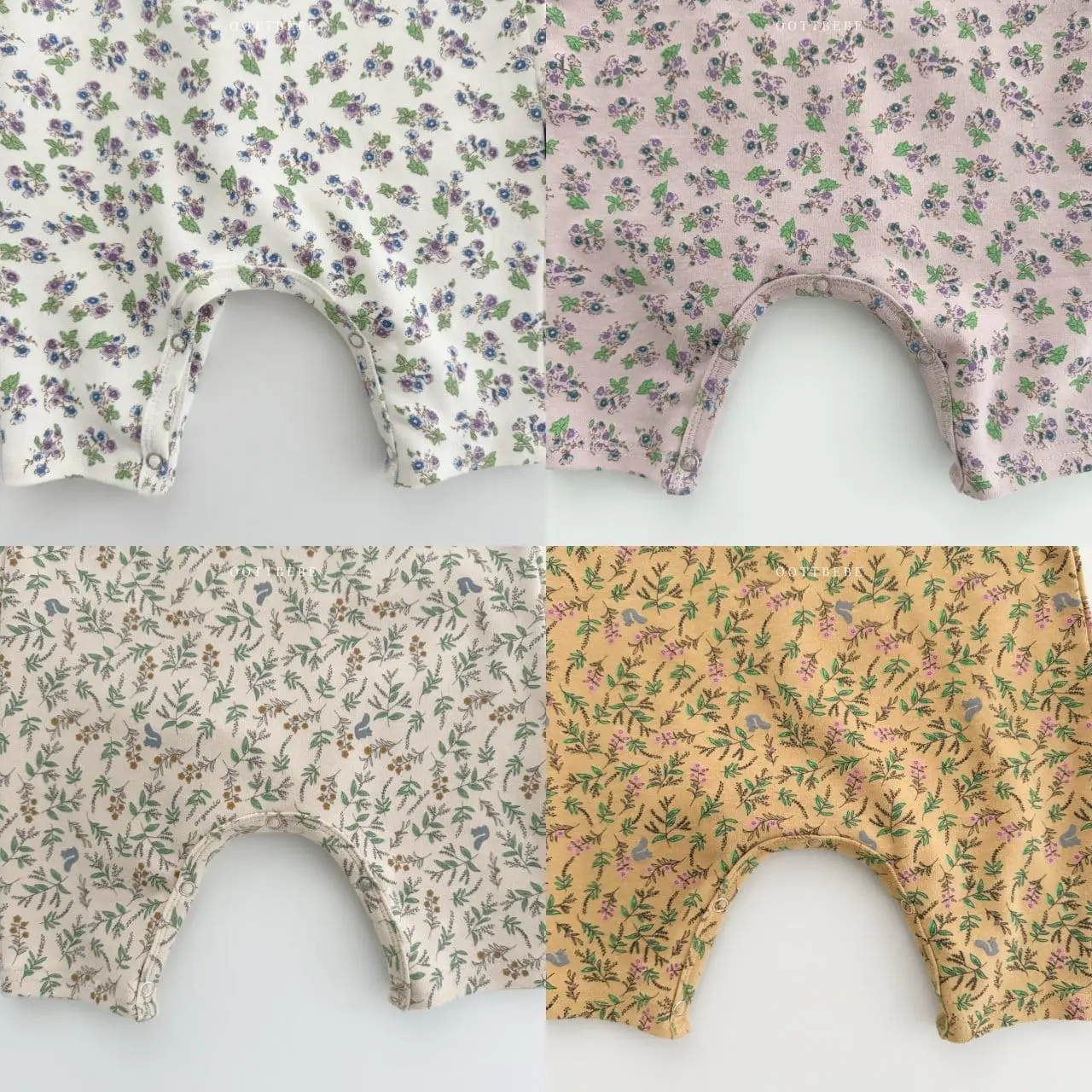Oott Bebe - Korean Baby Fashion - #babyfever - Bebe Flower Body Suit - 10
