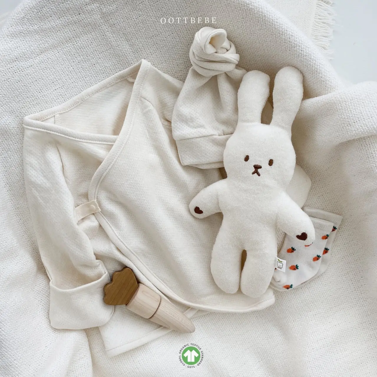 Oott Bebe - Korean Baby Fashion - #babygirlfashion - Organic Baby Bear Rabbit doll - 11