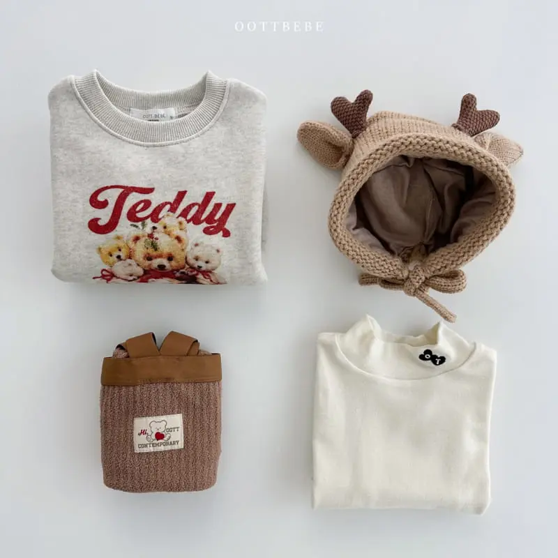 Oott Bebe - Korean Baby Fashion - #babyoninstagram - Big Teddy Bodysuit - 11