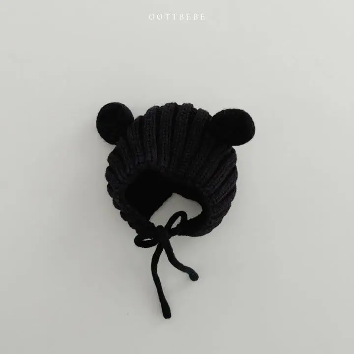 Oott Bebe - Korean Baby Fashion - #babyoninstagram - Bear Ear Muffler Hats - 6